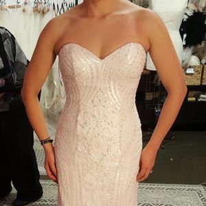 Kitty Chen Couture Style Alvina, Wedding dress, beaded, size 6